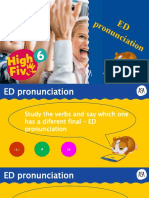 "-Ed" Sound (Verb Pronunciation)