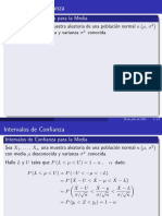 Intervalos de confianza para la media