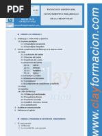 17541 17541 Tecnico Gestion Del Conocimiento Desarrollo Creatividad