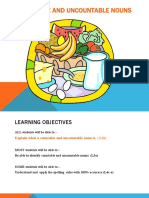 contable and uncountable nouns