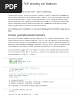 Workshop 5: PDF Sampling and Statistics: Preview: Generating Random Numbers