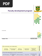 Faculty Development Program