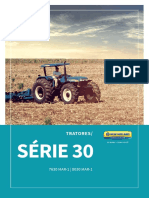 Folheto Newholland Agriculture Tratores Serie30 BX