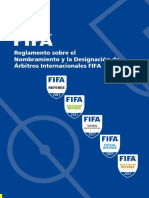Reglamento Sobre El Nombramiento de Arbitros Internacionales FIFA