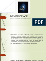 Beneficence: Research By: Dioso, Cuambot, Dela Cerna, Poncardas, Ishii
