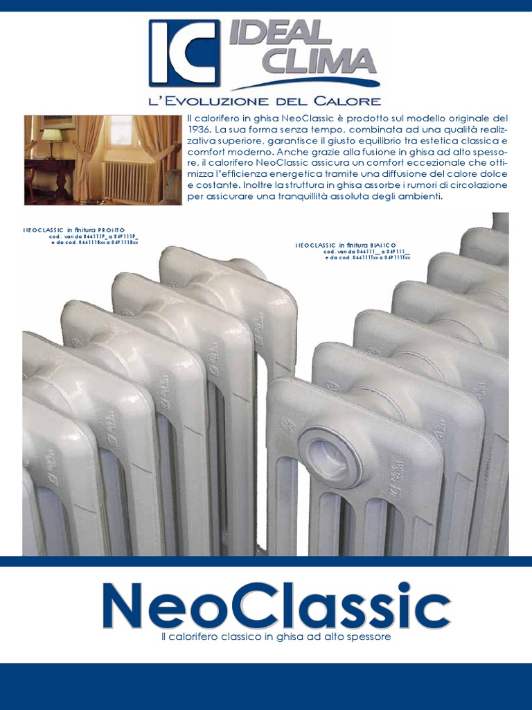 RADIATORI IDEAL CLIMA Neoclassic | PDF