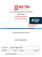 Software Process & Quality Management Group Project: Integration Definition (Idef) Mentor: Phd. Truong Dinh Huy