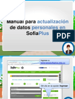 Manual Actualizacion Datos Sofiaplus