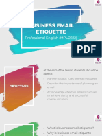 CHAPTER 7 Business Email Etiquette
