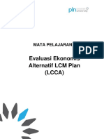 C HO 2.3. Evaluasi Ekonomis Alternatif LCM Plan (LCCA)