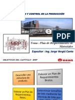 MRP Planeación Requerimientos Materiales
