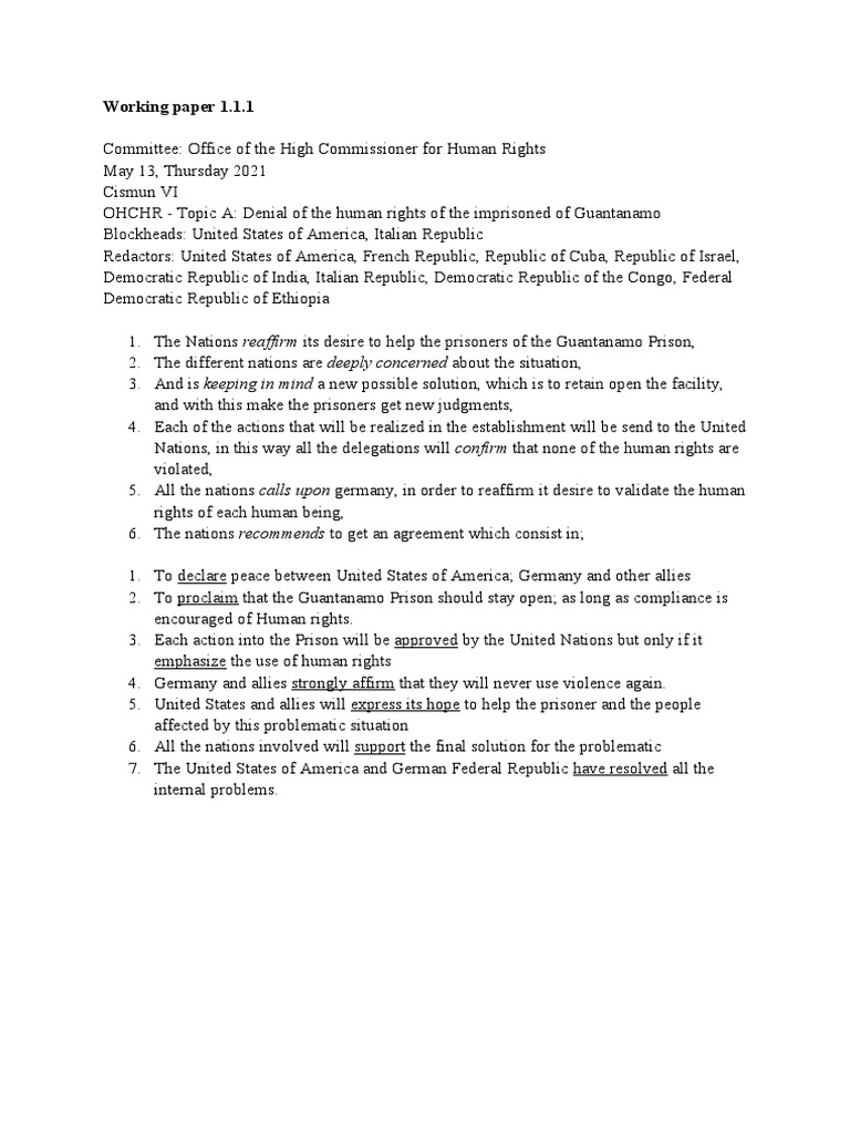 Work Paper | PDF | Law
