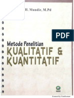 Metode Penelitian Kualitatif Dan Kuantitatif