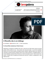 A filosofia não é um diálogo: Slavoj Žižek analisa o papel do filósofo