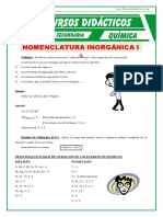 Tipos de Nomenclatura para Tercero de Secundaria