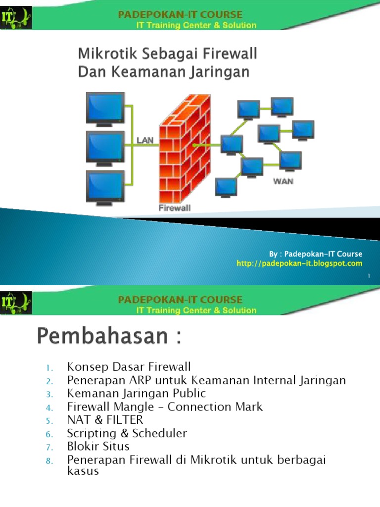 Mikrotik Sebagai Firewall Pdf