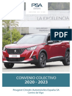 Convenio Peugeot Citroen Automoviles Espana