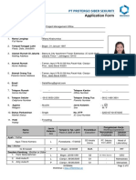 (Blank) Application Form PROTERGO - 2021