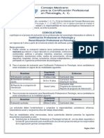 Convocatoria Certi - 2020 1