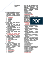 Soal Kisi-Kisi Analisis Pertama Perencana