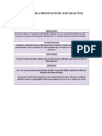 Analisis Dofa de La Base de Datos de La Eps Salud Total