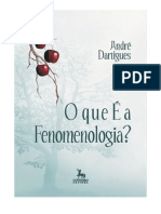 O que é Fenomenologia - ANDRÉ DARTIGUES (livro)