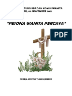 Liturgi Ibadah Komisi Wanita