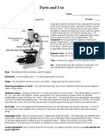 The Microscope Parts and Use: Name: - Period