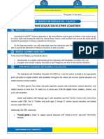 Inclusive Education in Other Countries: Study Guide For Module No. 1 (Las 3)