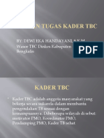 Peran & Tugas Kader TBC