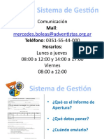 Presentación Sistema de Gestión