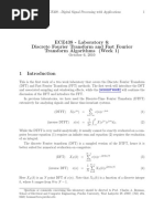 ECE438 - Laboratory 6: Discrete Fourier Transform and Fast Fourier Transform Algorithms (Week 1)