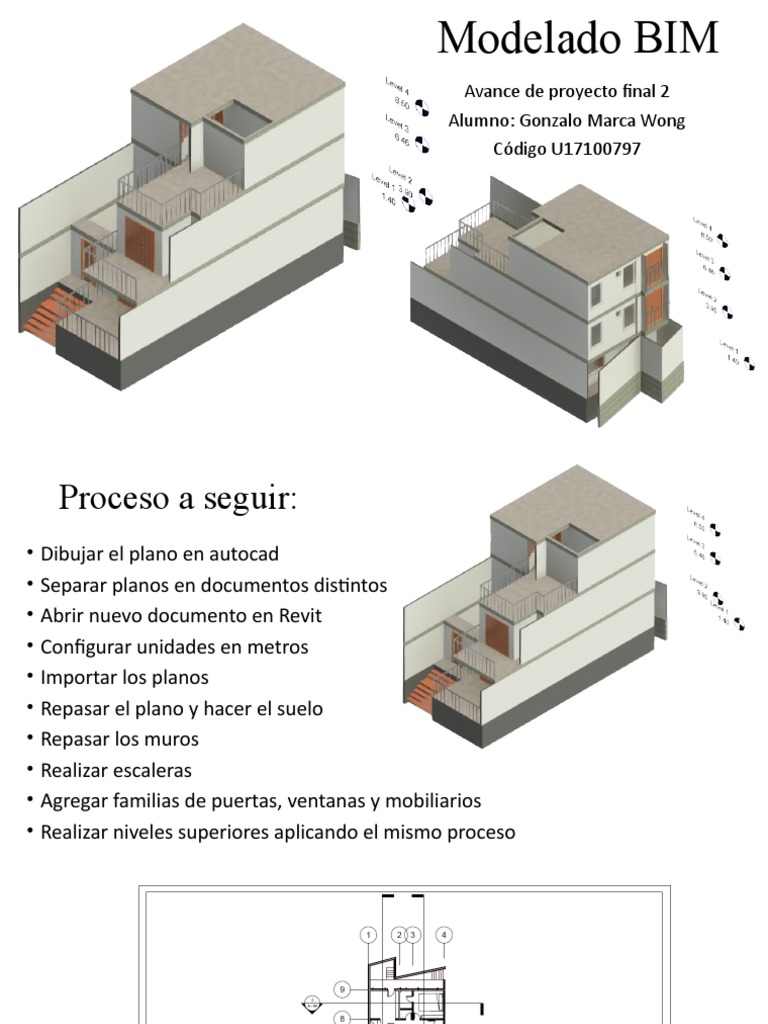 Proceso BIM en Revit: Guía Paso a Paso | PDF | Tecnología