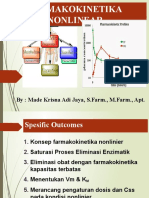 OPTIMALKAN FARMAKOKINETIKA NONLINEAR