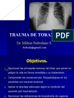 Trauma de Torax. 2012