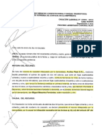 La libertad sindical como derecho fundamental en el caso de despido de dirigente sindical