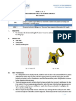 Measuring Distances On Sloping Surfaces With A Tape: Course Outcomes