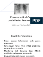 (PAK MAHIRSYAH) Pharmaceutical Care Pada Pasien Pneumonia