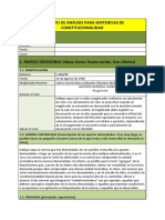 Formato de Análisis para Sentencias de Constitucionalidad