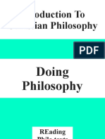 Introduction To Christian Philosophy