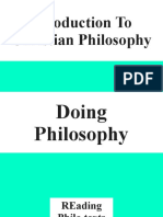 Introduction to Christian Philosophy