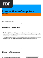 Introduction To Computers: Encfap2L