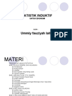 Probabilitas Statistik Induktif