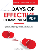 21 Days of Effective Communication Everyday Habits and Exercises To Improve Your Communication Skills and Social Intelligence by Ian Tuhovsky