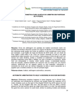 Arbitragem automática para auxiliar árbitros em partidas de futebol