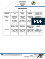 Role Playing Rubric: Sampaloc Elementary School-Main