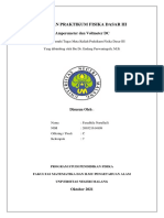 Faradhila Nurullaili - 200321614899 - C1 - Laporan Praktikum Amperemeter Dan Voltmeter DC