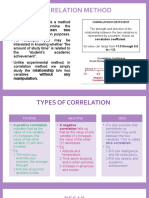 Correlation Method: Relationship Between Two Variables For Prediction Purposes