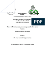 INGENIERIA ECONOMICA Montos en El Presente Y SU VALOR EN EL FUTURO