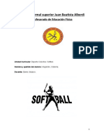 TP #1 Lógica Interna Del Deporte Softbol.